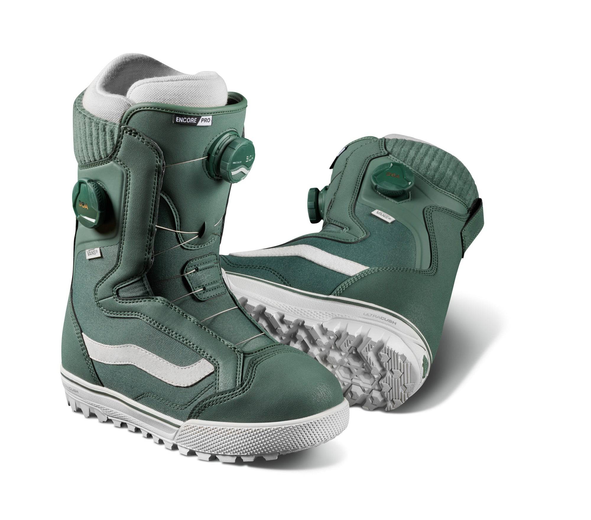 Vans Encore Pro Womens Snowboard Boot in Duck Green 2023 - M I L O S P O R T