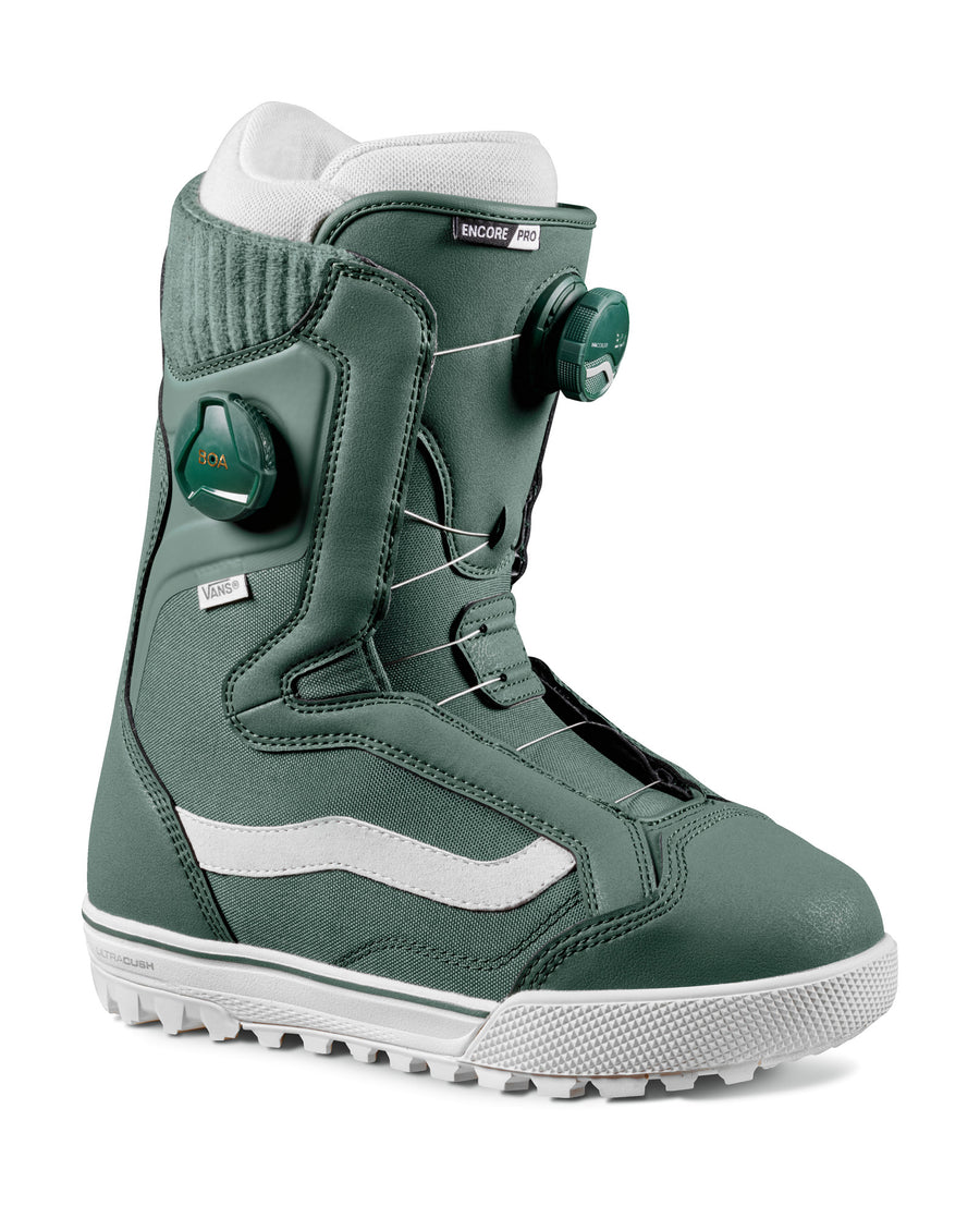 Vans Encore Pro Womens Snowboard Boot in Duck Green 2023