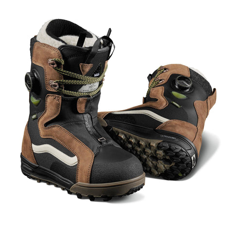 Vans One & Done Womens Snowboard Boot in Brown and Black One and Done Hanna Beaman 2023 - M I L O S P O R T