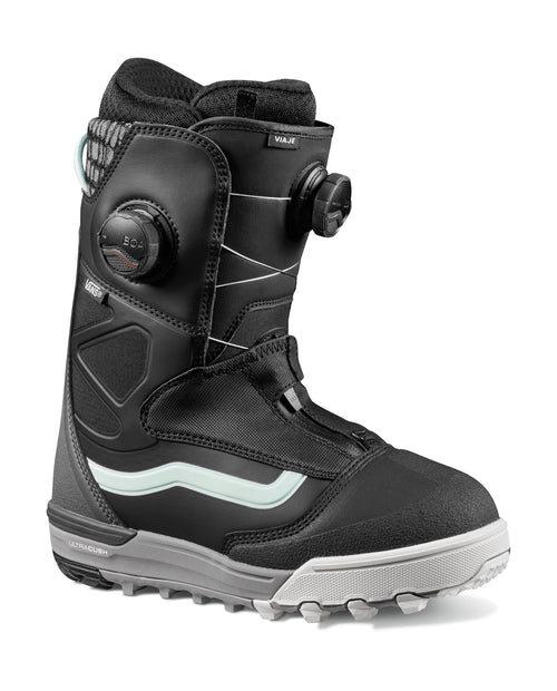Vans Viaje Womens Snowboard Boot in Black and Grey 2023
