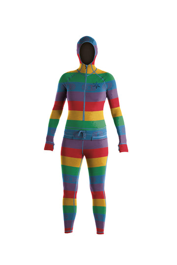 Airblaster Womens Classic Ninja Suit in Rainbow Stripe 2023