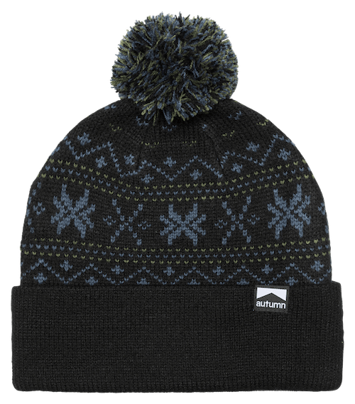 Autumn Wonderland Beanie In Black - M I L O S P O R T