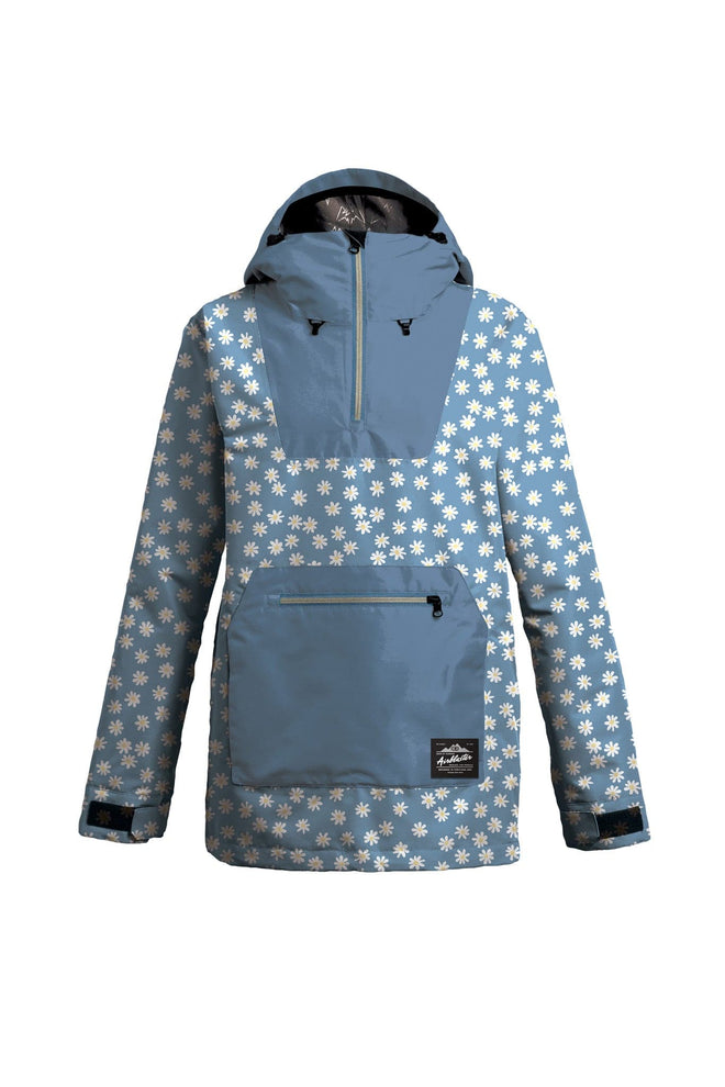 Airblaster W'S Freedom Pullover Jacket in Light Blue Daisy 2023 - M I L O S P O R T