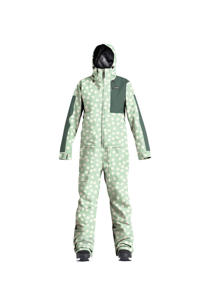 Airblaster W'S Insulated Freedom Suit in Mint Daisy 2023 - M I L O S P O R T