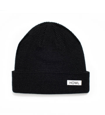 2022 Howl Waffle Beanie in Black