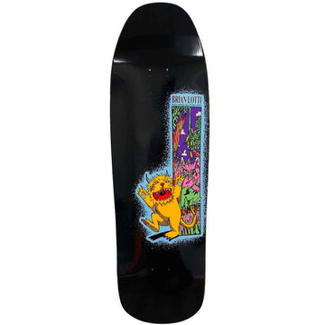 Welcome Wild Thing on Gaia Skateboard Deck in Black