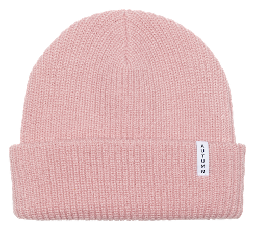 Autumn Basic Youth Beanie In Dusty Pink - M I L O S P O R T