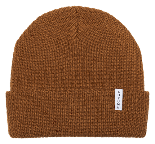 Autumn Basic Youth Beanie In Work Brown - M I L O S P O R T