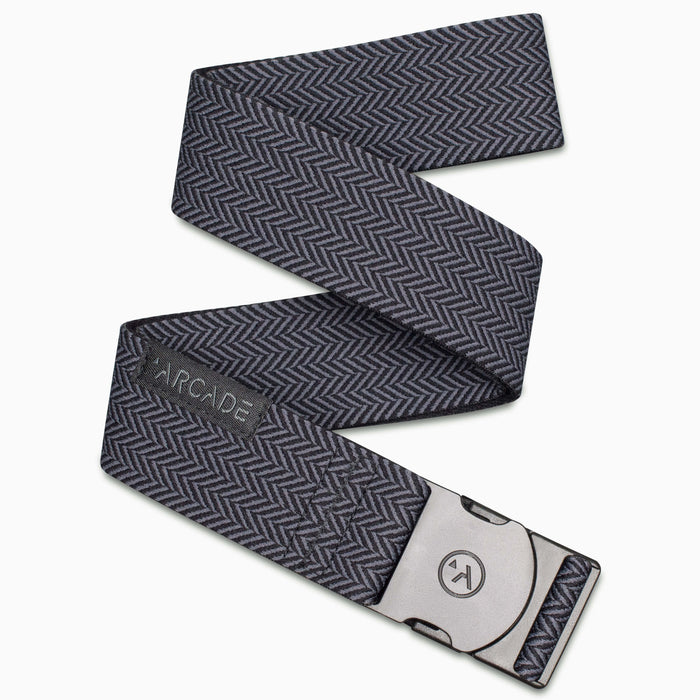 Arcade Hemmingway Slim Belt in Black and Black - M I L O S P O R T