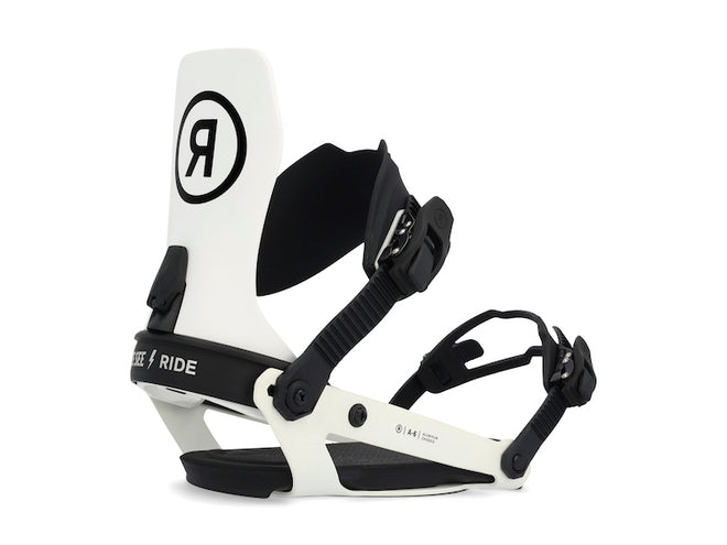 Ride A-6 Snowboard Binding in See See White 2023 - M I L O S P O R T
