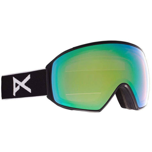 2022 Anon M4 Snow Goggle with Bonus Lens and a MFI Face Mask in Toric Black with a Perceive Variable Green lens - M I L O S P O R T