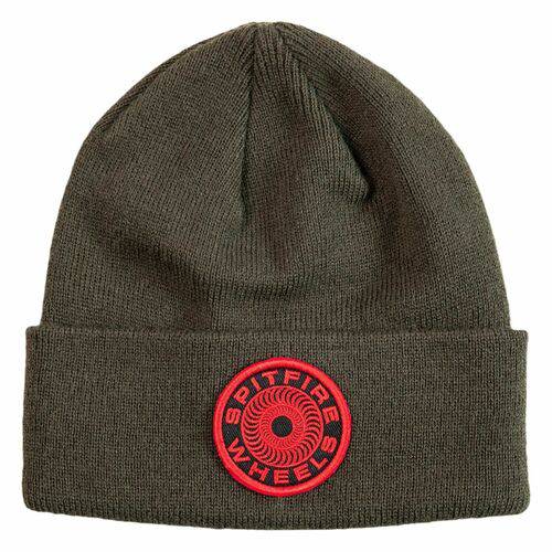 Spitfire Classic 87' Swirl Patch Beanie in Olive