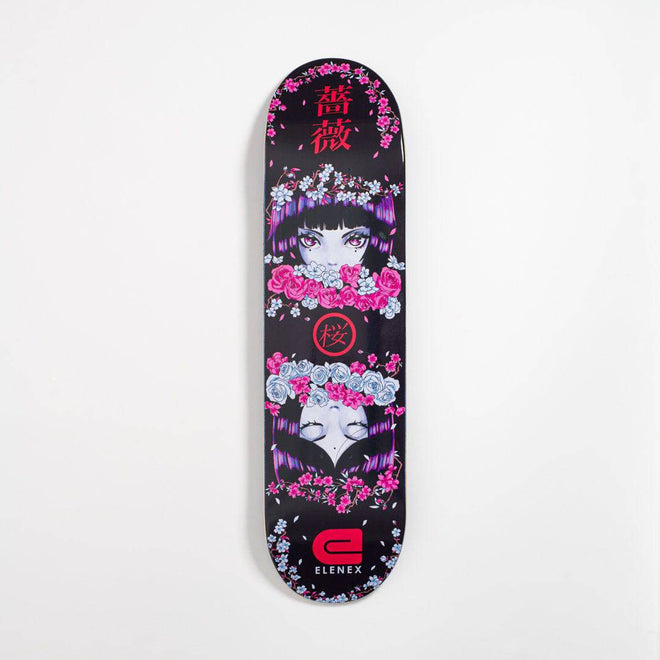 Elenex Cherry Rose Complete Skateboard - M I L O S P O R T