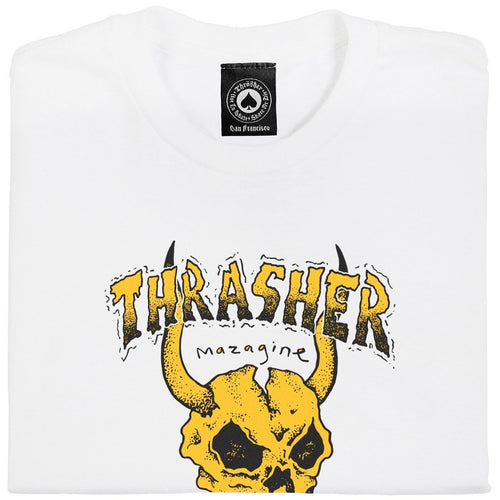 Thrasher Barbarian T-Shirt in White - M I L O S P O R T