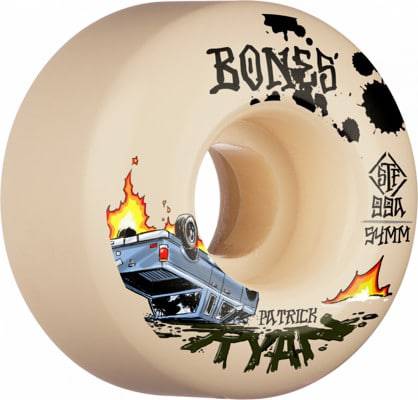 Bones Patrick Ryan Crash and Burn STF 53mm 99a Skate Wheel - M I L O S P O R T