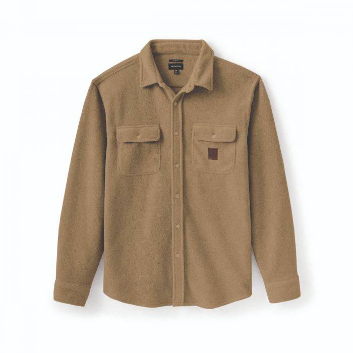 Brixton Bowery L/S Fleece in Oatmeal - M I L O S P O R T