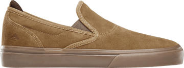 Emerica Wino G6 Slip-On in Brown Brown and Gum