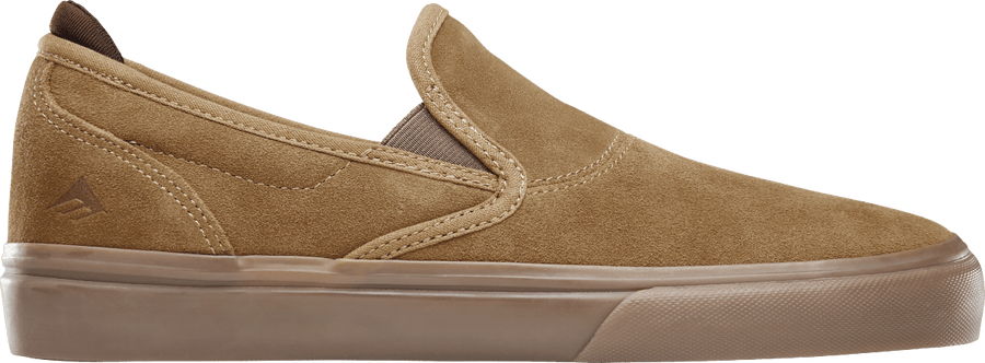 Emerica Wino G6 Slip-On in Brown Brown and Gum