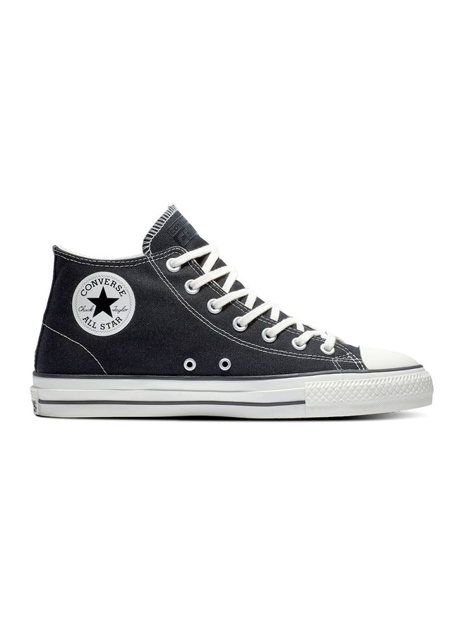 Converse CTAS Mid Skate Shoe in Black and Egret White - M I L O S P O R T