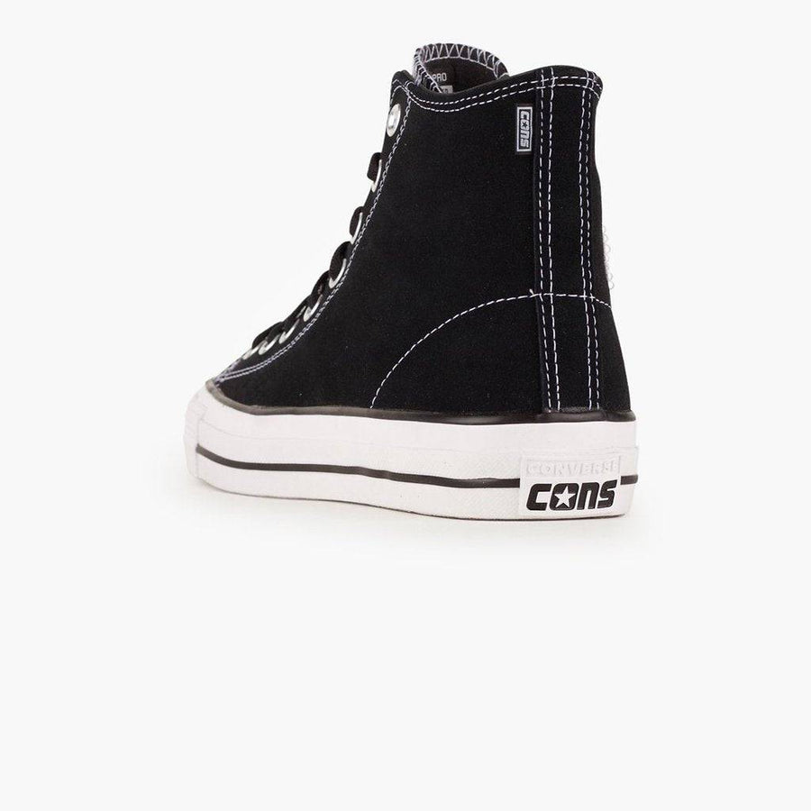 Converse CTAS Pro Hi Skate Shoe in Black Black White