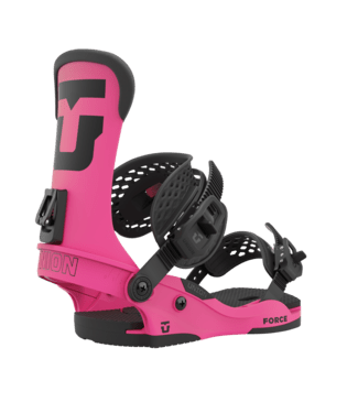 Union Force Snowboard Binding in Pink 2023 - M I L O S P O R T