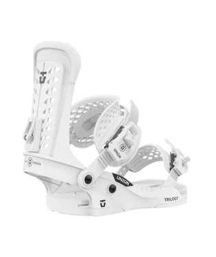 Union Trilogy Snowboard Binding in White 2023