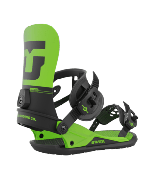 Union Strata Snowboard Binding in Acid Green 2023 - M I L O S P O R T