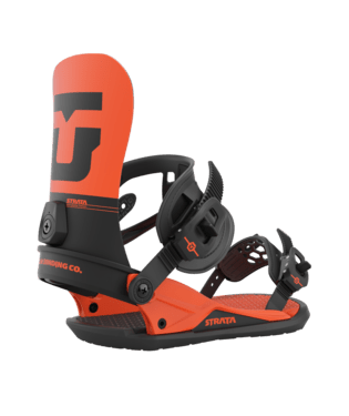 Union Strata Snowboard Binding in Orange 2023 - M I L O S P O R T