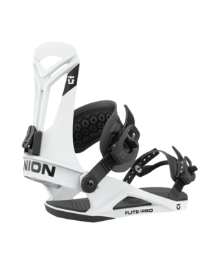 Union Flite Pro Snowboard Binding in White 2023 - M I L O S P O R T