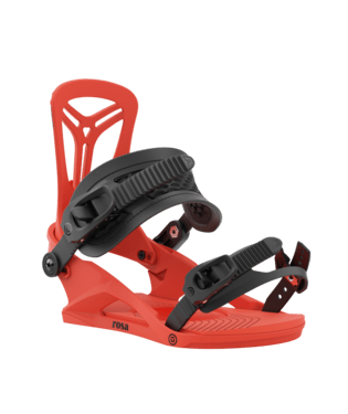 Union Rosa Snowboard Binding in Hot Red 2023