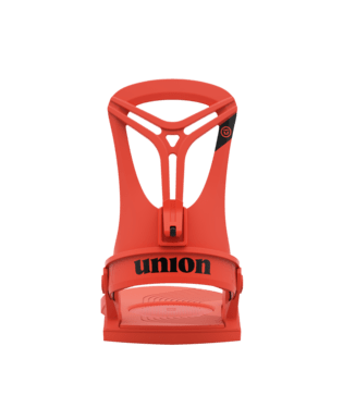 Union Rosa Snowboard Binding in Hot Red 2023 - M I L O S P O R T