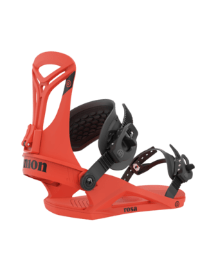 Union Rosa Snowboard Binding in Hot Red 2023