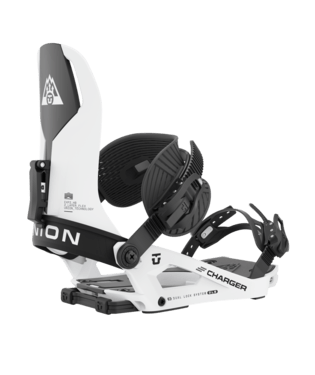 Union Charger Snowboard Binding in White 2023