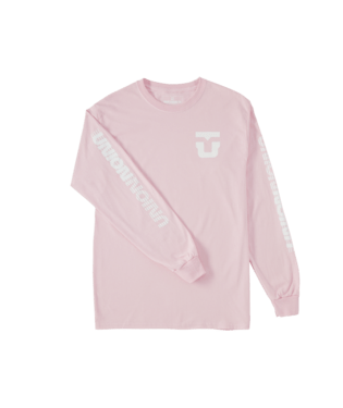 Union Long Sleeve T Shirt in Pink 2023