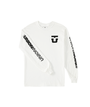 Union Long Sleeve T Shirt in White 2023
