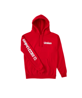 Union Global Hooded Sweatshirt in Red 2023