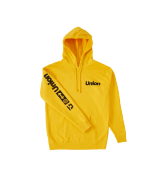 Union Global Hooded Sweatshirt in Yellow 2023