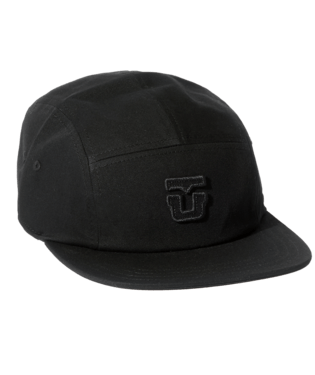 Union 5 Panel Hat in Black