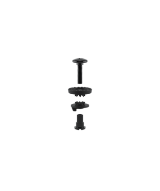 Union Highback to Ankle Strap Hardware in Black - M I L O S P O R T