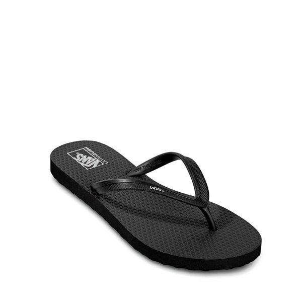 Vans Womens Makena Flip Flop in Black and Silver - M I L O S P O R T