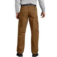Dickies Tough Max Duck Carpenter Pants in Stonewashed Brown Duck Color