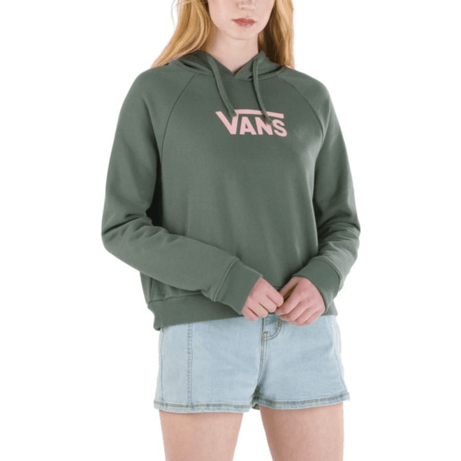 Vans Womens Flying V Boxy Hoodie in Thyme - M I L O S P O R T