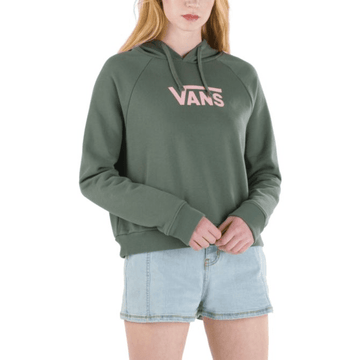 Vans Womens Flying V Boxy Hoodie in Thyme
