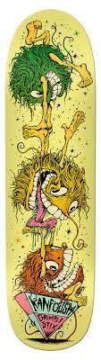 Anti Hero Kanfoush Grimple Stix Balancing Act Shaped Skateboard Deck 8.55 - M I L O S P O R T
