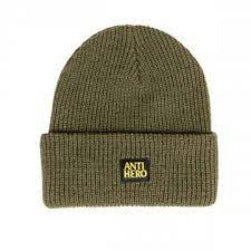 Antihero Lil Hero Beanie in Olive and Black - M I L O S P O R T