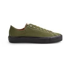 Last Resort AB VM003 Canvas Lo Skate Shoe in Green and Black