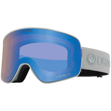 2022 Dragon NFX2 Snow Goggle in the Salt Colorway with a Lumalens Flash Blue Lens and a Lumalens Dark Smoke Bonus Lens