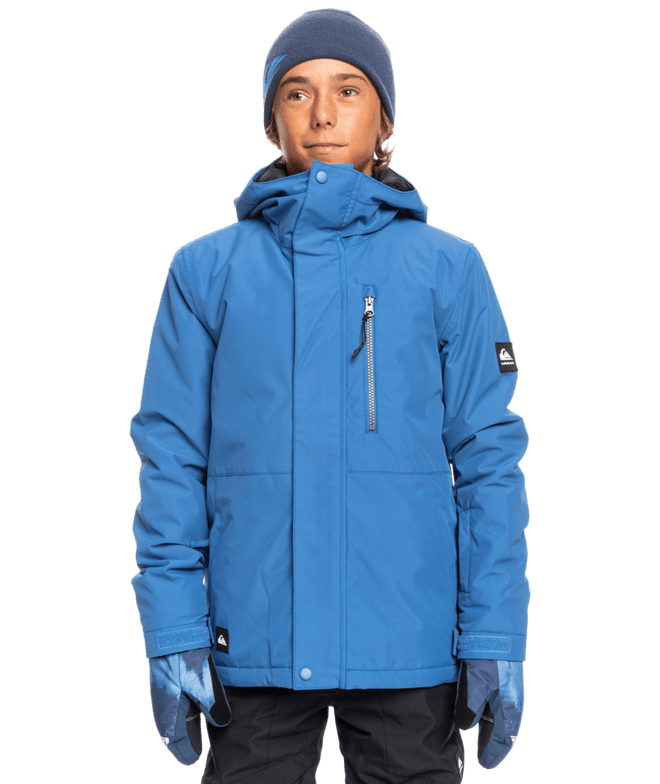 Quicksilver Mission Solid Kids  Snow Jacket in Bright Cobalt 2023 - M I L O S P O R T