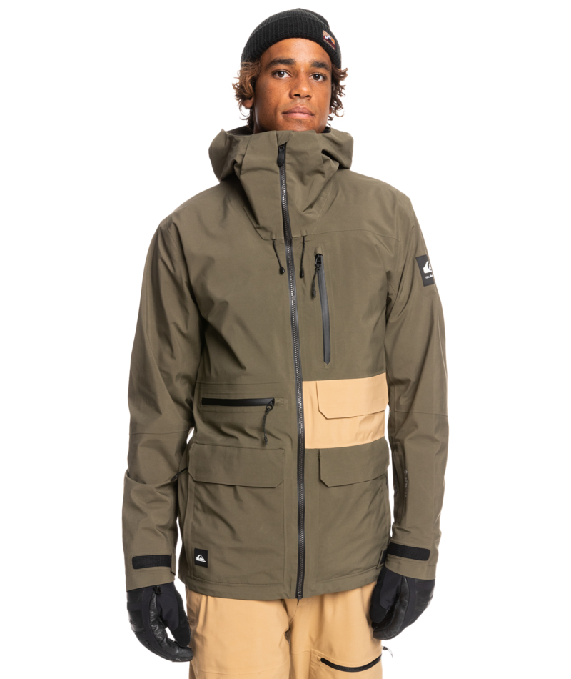 Quicksilver Black Alder Stretch GTX Snow Jacket in Grape Leaf 2023 - M I L O S P O R T