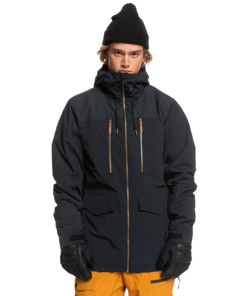 Quicksilver Fairbanks Snow Jacket in True Black 2023 - M I L O S P O R T